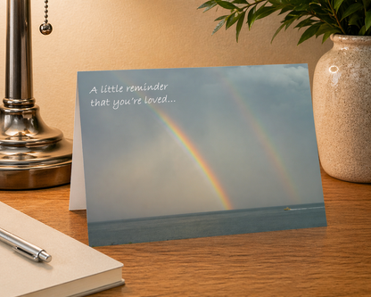 A Rainbow Reminder x 2  – Thinking of You Card