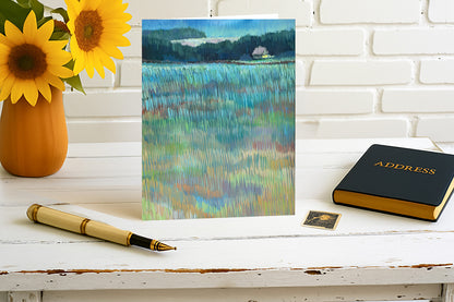 Country Cottage in a Wide Open Field – Strokes of Genius Artwork Collection