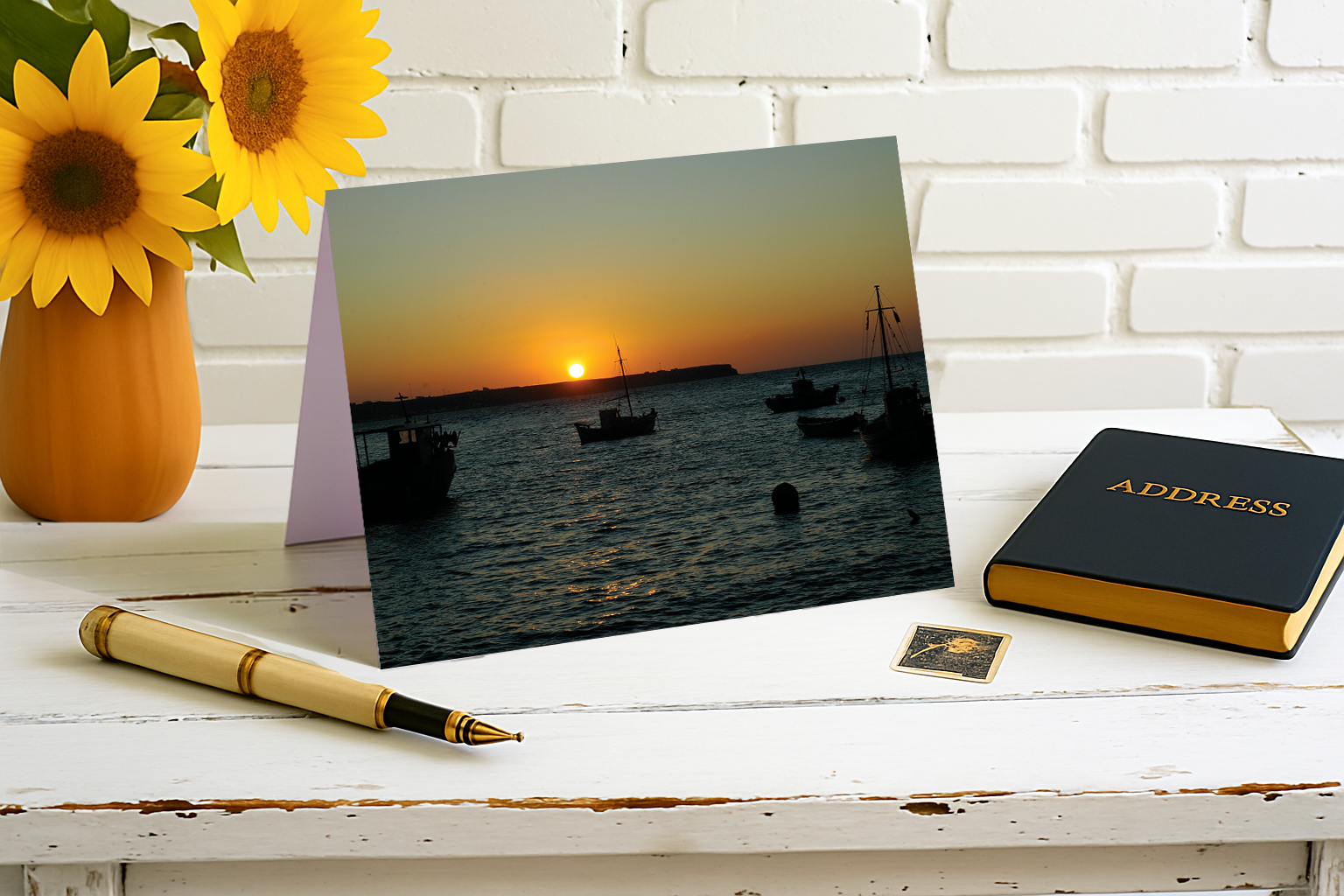 A Lonely Fisherman's Twilight – Sunsets Collection