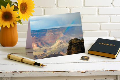 A Misty Grand Canyon Beauty - Rainbows Collection