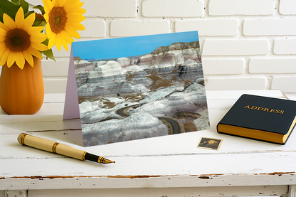 White & Winding Road in Death Valley – Southwest Solitude Collection