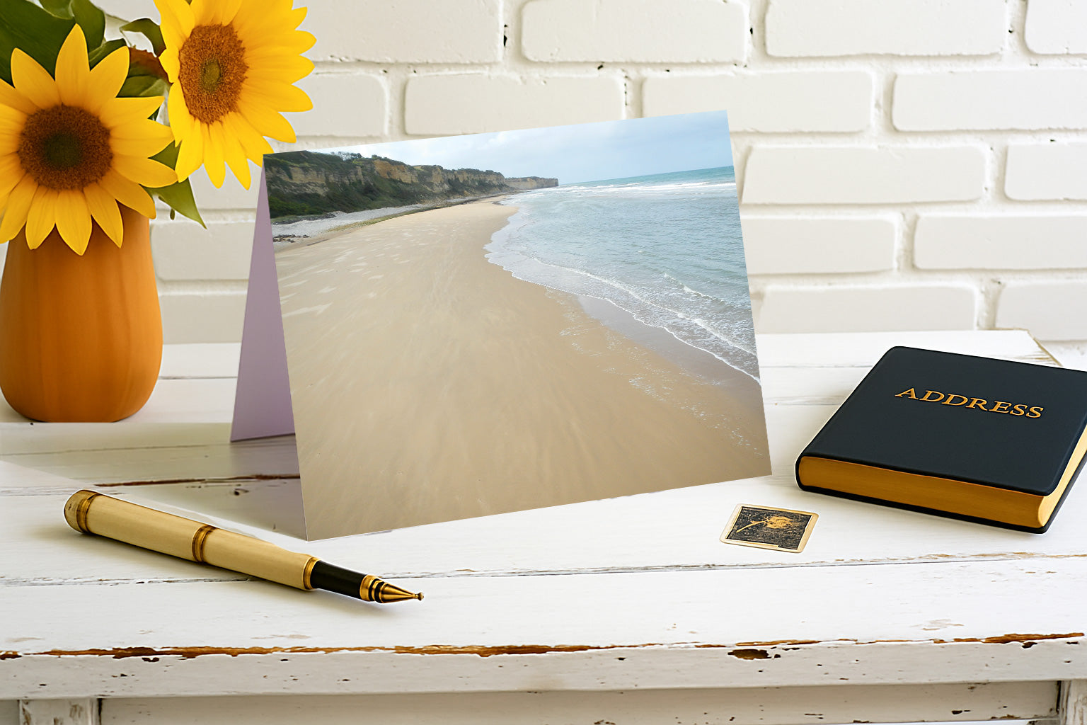 Solitude On the Beach in Normandy – At Peace By The Sea Collection